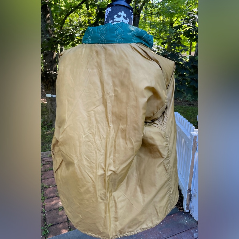 Vintage Green Patterned Jacket - image 7